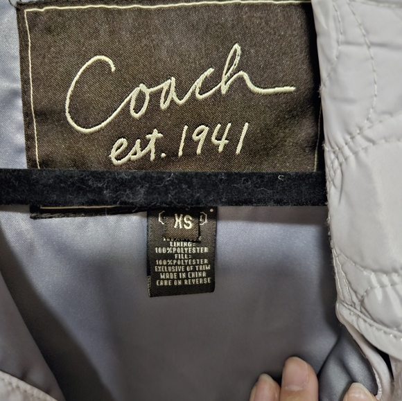 Coach quilted coat - Picture 5 of 5